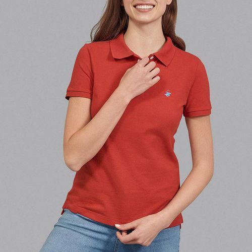 Red Essential Polo Pony Polo Shirt - Beverly Hills Polo Club - Modalova