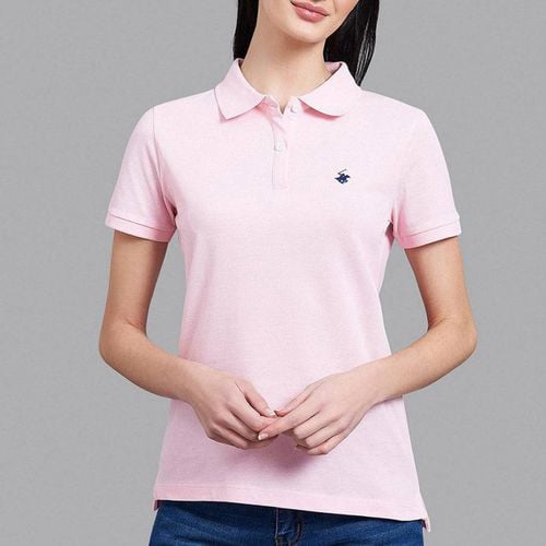 Pink Essential Polo Pony Polo Shirt - Beverly Hills Polo Club - Modalova