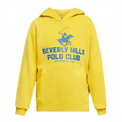 Yellow Block Logo Hoodie - Beverly Hills Polo Club - Modalova