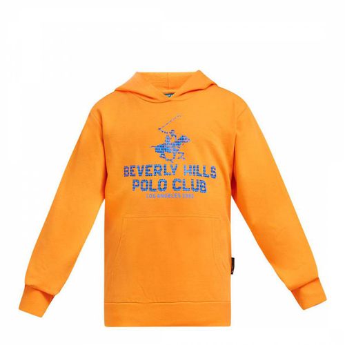 Orange Block Logo Hoodie - Beverly Hills Polo Club - Modalova