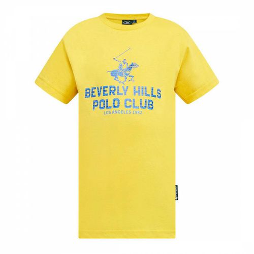 Yellow Block Logo T-Shirt - Beverly Hills Polo Club - Modalova