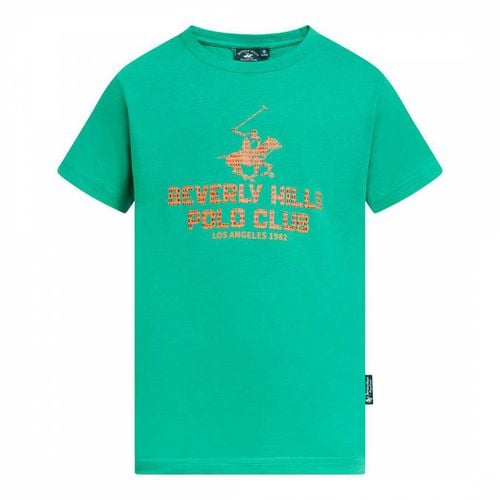 Green Block Logo T-Shirt - Beverly Hills Polo Club - Modalova