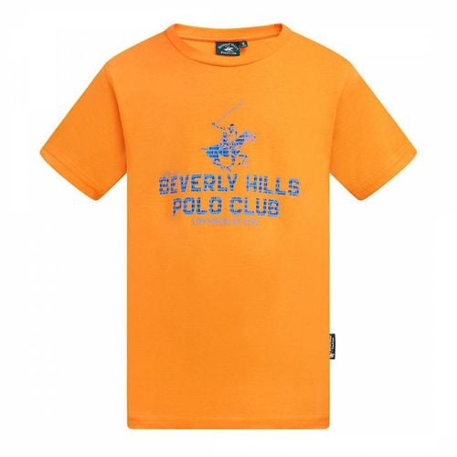 Orange Block Logo T-Shirt - Beverly Hills Polo Club - Modalova