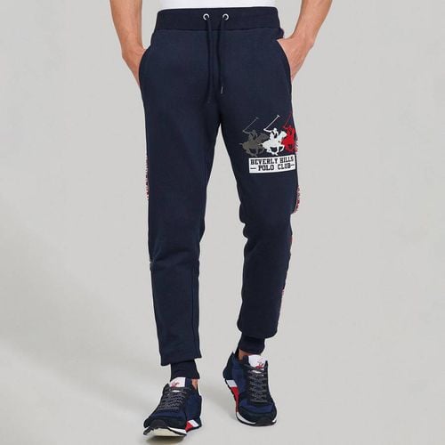 Navy Tape Logo Joggers - Beverly Hills Polo Club - Modalova