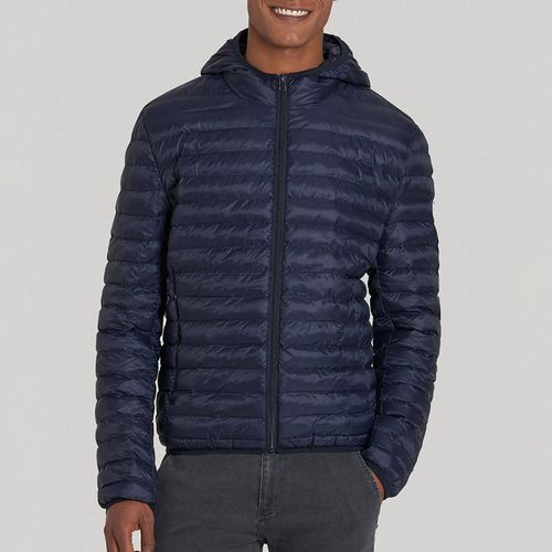 Navy Polo Club Hooded Down Jacket - Beverly Hills Polo Club - Modalova