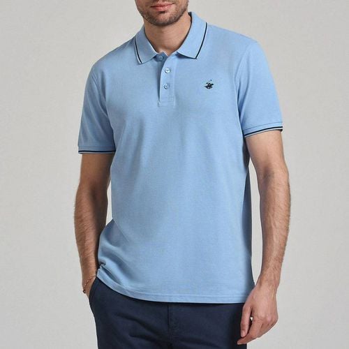 Blue Tipped Polo Pony Polo Shirt - Beverly Hills Polo Club - Modalova