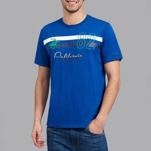 California 82 Stripe Polo Pony T-Shirt - Beverly Hills Polo Club - Modalova