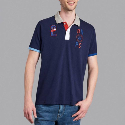 Asymmetric Contrast Team Polo Shirt - Beverly Hills Polo Club - Modalova