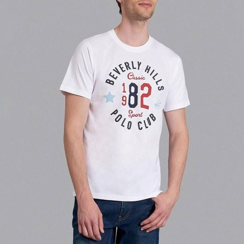 White 1982 Classic Sport T-Shirt - Beverly Hills Polo Club - Modalova