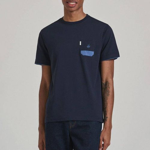 Navy Contrast Pocket Patch T-Shirt - Beverly Hills Polo Club - Modalova