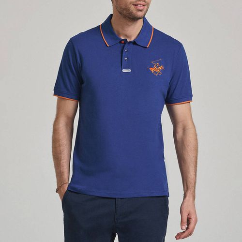 Dark Tipped Icon Pony Placket Tag Polo Shirt - Beverly Hills Polo Club - Modalova