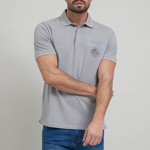 Grey Hidden Pocket Polo Shirt - Beverly Hills Polo Club - Modalova