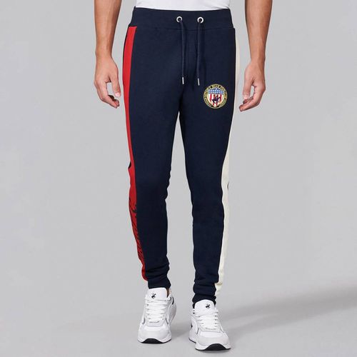 Navy Us Shield Patch Joggers - Beverly Hills Polo Club - Modalova