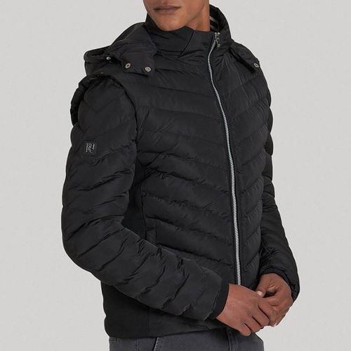 Black Removable Sleeve Down Jacket - Beverly Hills Polo Club - Modalova