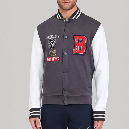 Grey Varsity Jacket - Beverly Hills Polo Club - Modalova