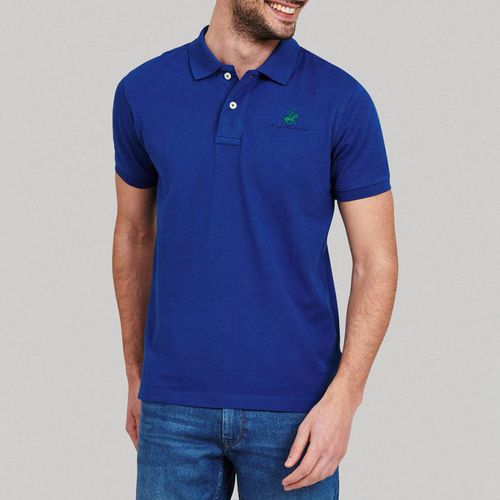 Blue Essential Signature Polo Shirt - Beverly Hills Polo Club - Modalova