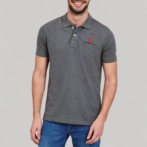 Charcoal Essential Signature Polo Shirt - Beverly Hills Polo Club - Modalova