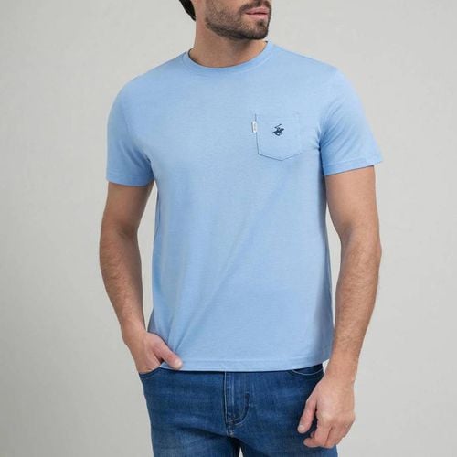 Blue Polo Pony Pocket T-Shirt - Beverly Hills Polo Club - Modalova