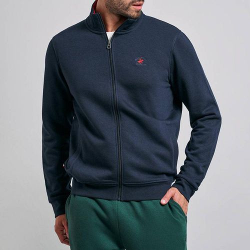 Navy Polo Pony Zip Sweatshirt - Beverly Hills Polo Club - Modalova