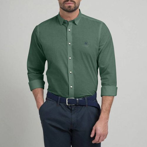 Khaki Polo Pony Formal Shirt - Beverly Hills Polo Club - Modalova