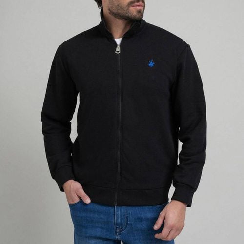 Black Polo Pony Zip Sweatshirt - Beverly Hills Polo Club - Modalova