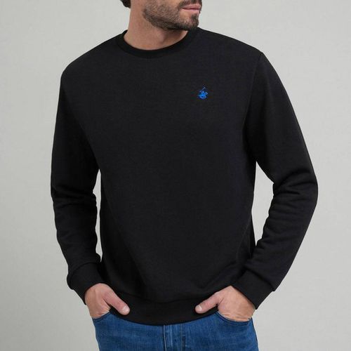 Black Polo Pony Sweatshirt - Beverly Hills Polo Club - Modalova