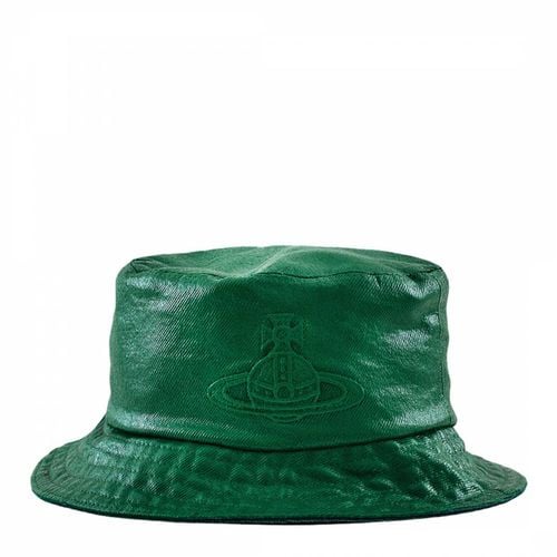 Green Coated Demin Bucket Hat - Vivienne Westwood - Modalova