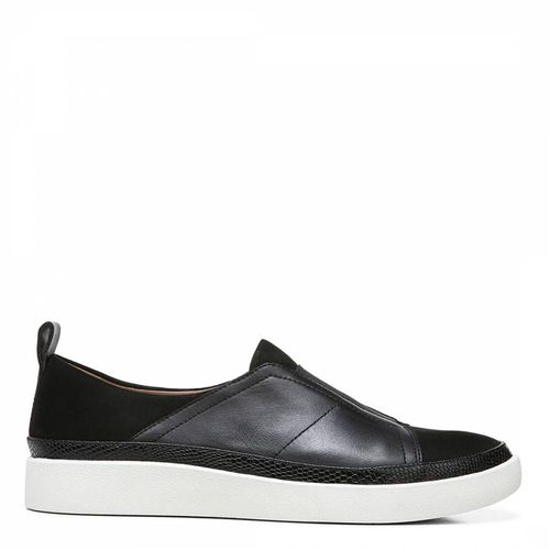 Black Leather Zinah Slip On Trainer - Vionic - Modalova