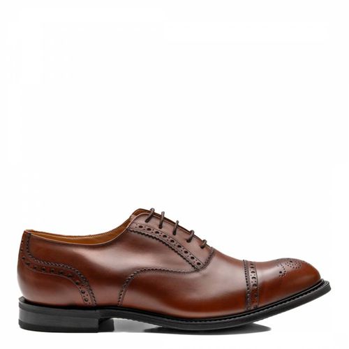 Brown Leather Waltham Brogue Oxford - CHURCH'S - Modalova