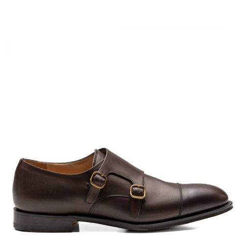 Brown Leather Cowes Monkstrap Shoe - CHURCH'S - Modalova