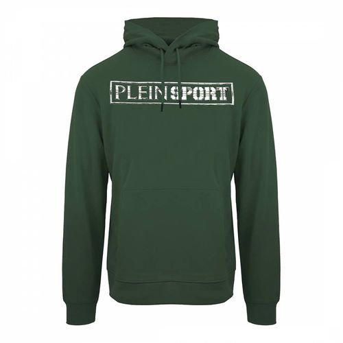 Green Chest Print Hoodie - Philipp Plein - Modalova