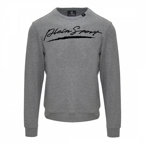 Grey Crew Neck Sweatshirt - Philipp Plein - Modalova