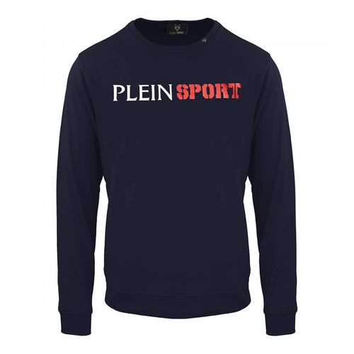 Navy Chest Print Sweatshirt - Philipp Plein - Modalova