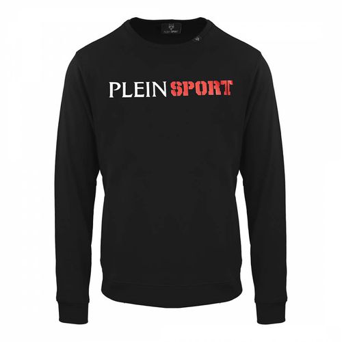 Black Chest Print Sweatshirt - Philipp Plein - Modalova