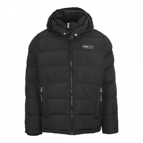 Black Insulated Puffer Jacket - Philipp Plein - Modalova