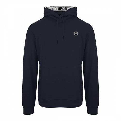 Navy Printed Back Hoodie - Philipp Plein - Modalova