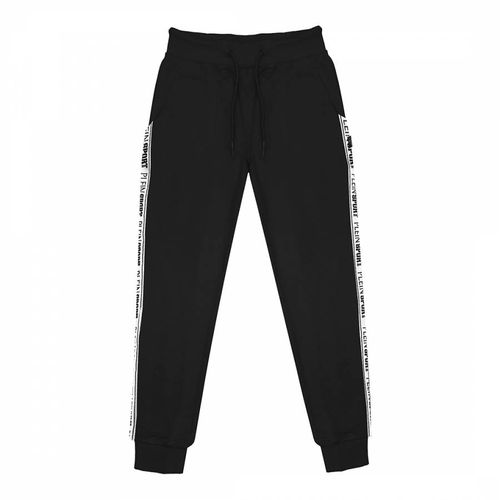 Black Panelled Fleece Joggers - Philipp Plein - Modalova