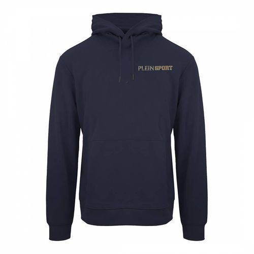 Navy Back Print Hoodie - Philipp Plein - Modalova