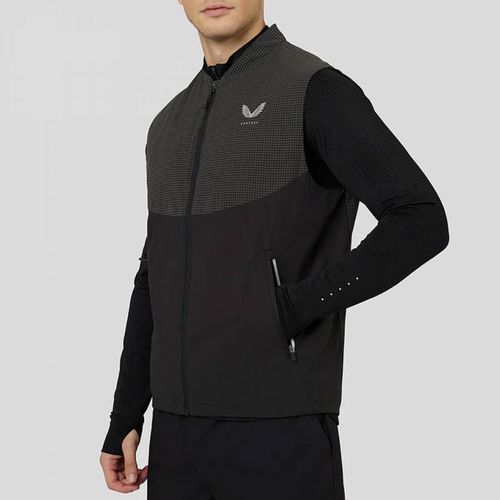 Black Light Hybrid Padded Gilet - Castore - Modalova