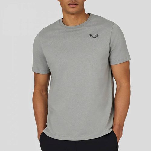 Grey Flex Cotton T-Shirt - Castore - Modalova