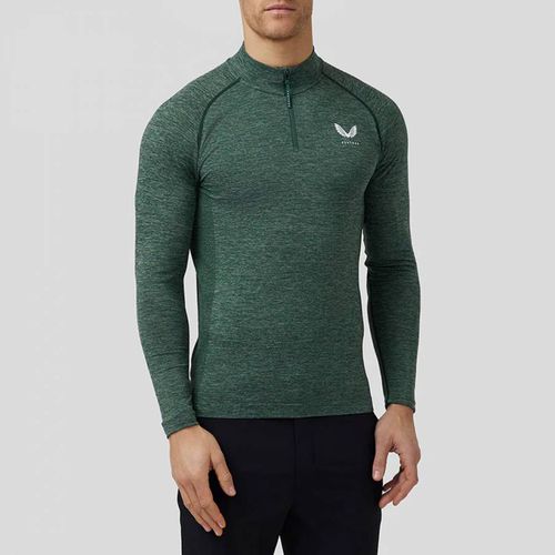 Green Seamless 1/4 Zip Top - Castore - Modalova