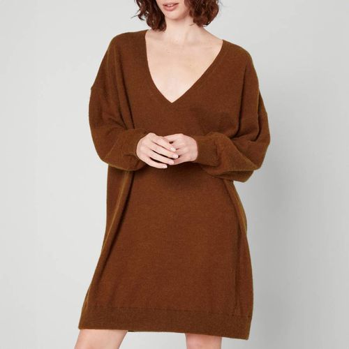 Auburn Wool Blend Loose Fit Dress - American Vintage - Modalova