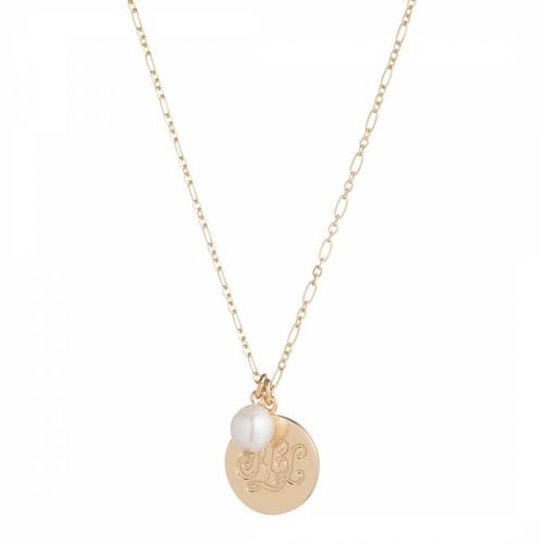 Gold Pearl Coin Pendant Necklace - Ralph Lauren - Modalova