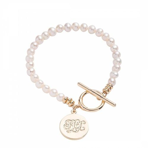 Tone Logo Charm & Pearl Bracelet - Ralph Lauren - Modalova