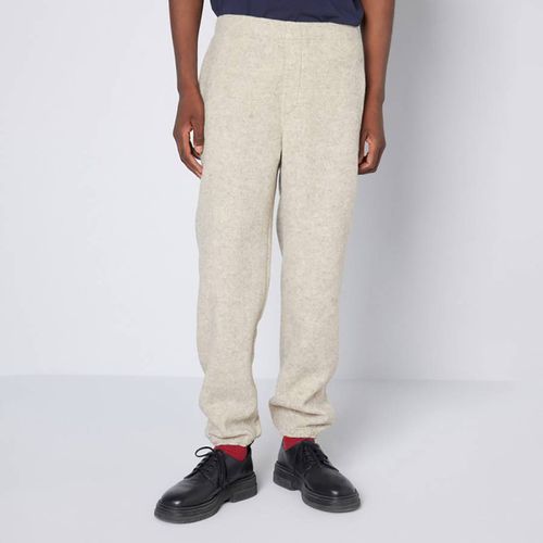 Ecru Marl Straight Fit Joggers - American Vintage - Modalova