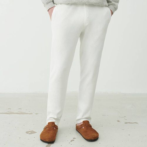 White Slim Fit Soft Joggers - American Vintage - Modalova