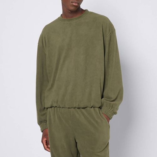 Khaki Crew Neck Top - American Vintage - Modalova