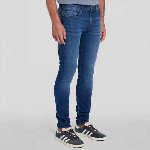 Mid Blue Paxtyn Skinny Jeans - 7 For All Mankind - Modalova