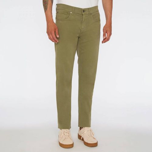 Olive Slimmy Tapered Stretch Jeans - 7 For All Mankind - Modalova