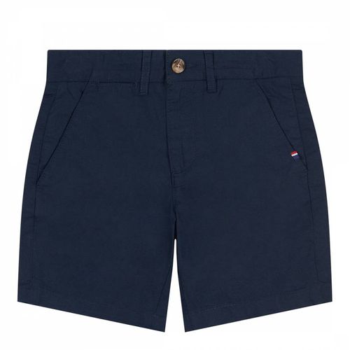 Boy's Navy Linen Blend Chino Shorts - U.S. Polo Assn. - Modalova